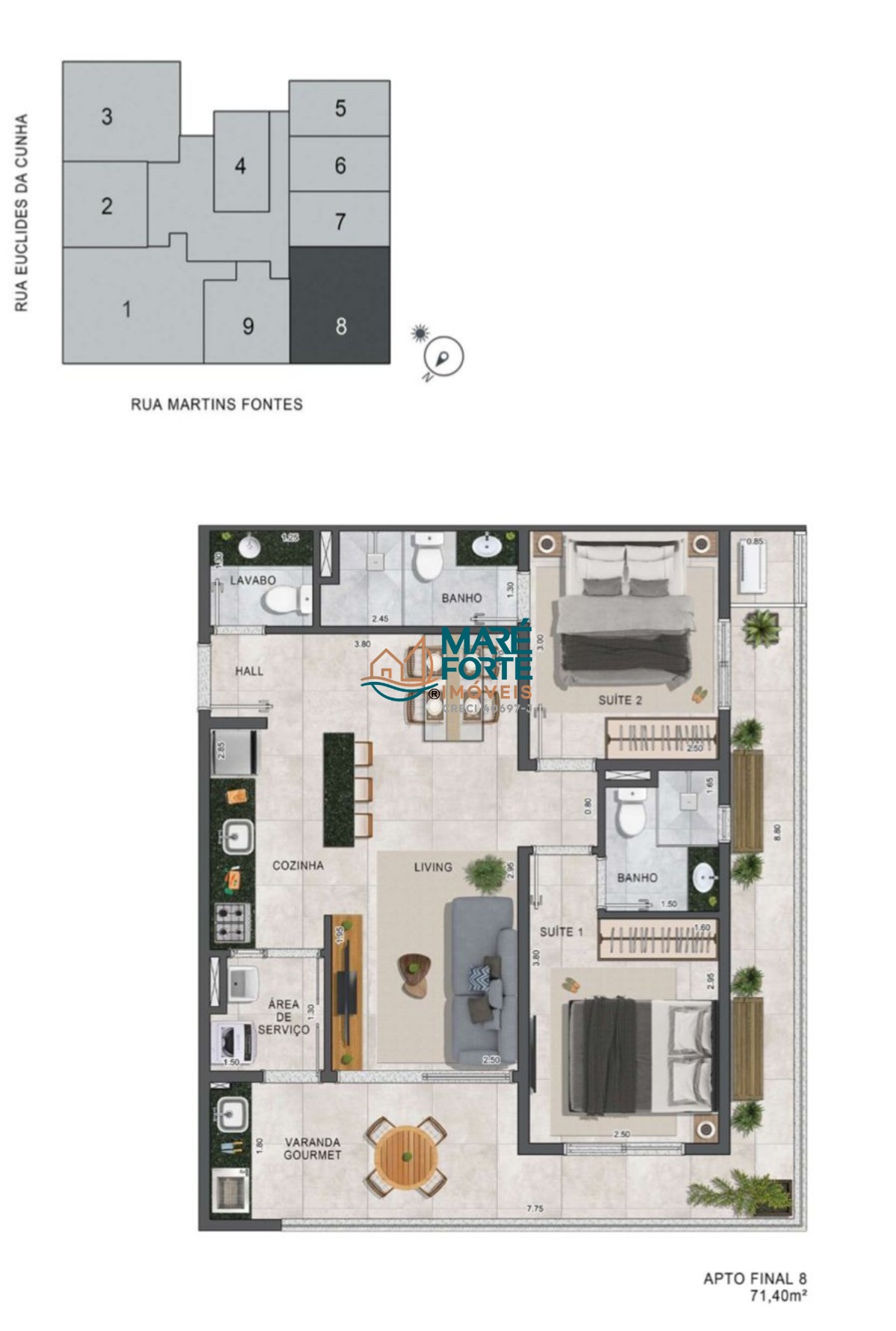 Apartamento, 2 quartos, 70 m² - Foto 5