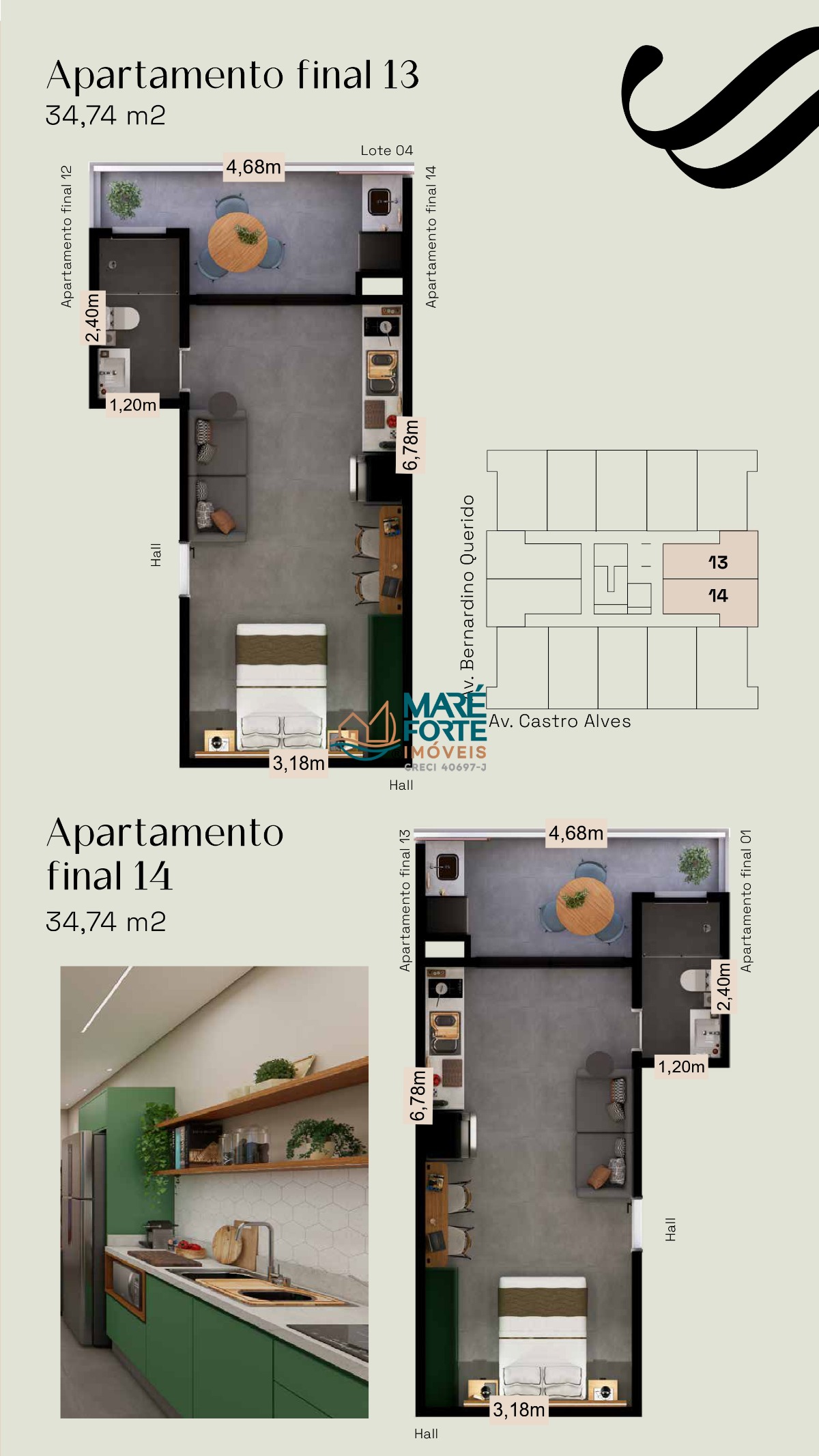 Apartamento, 1 quarto, 36 m² - Foto 15