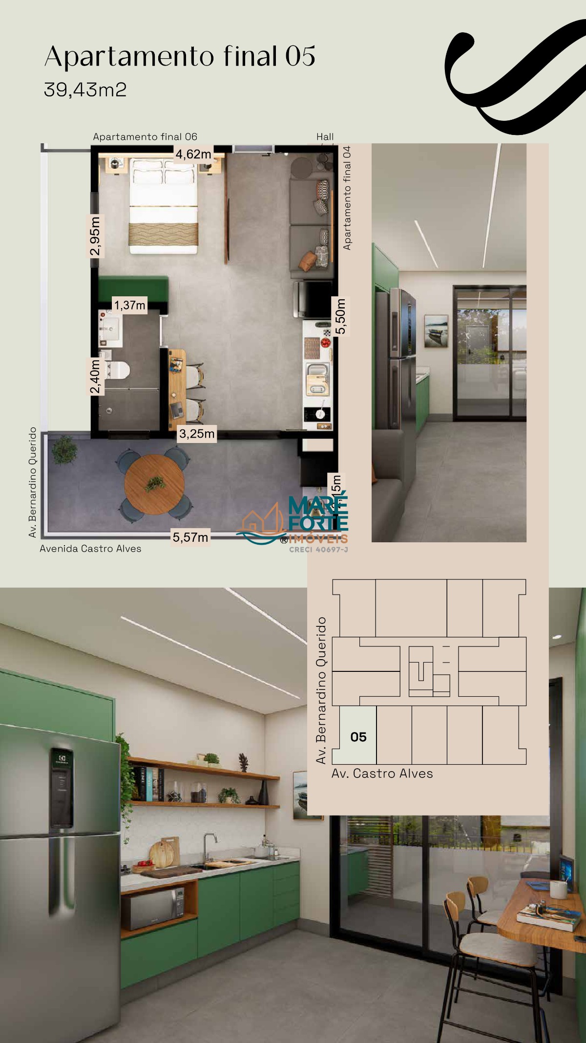 Apartamento, 1 quarto, 36 m² - Foto 10