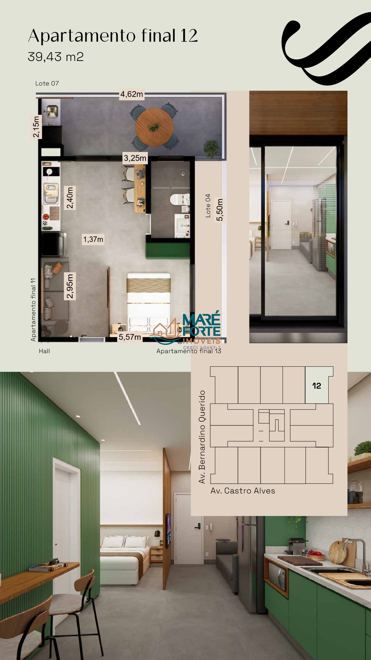 Apartamento, 1 quarto, 36 m² - Foto 14