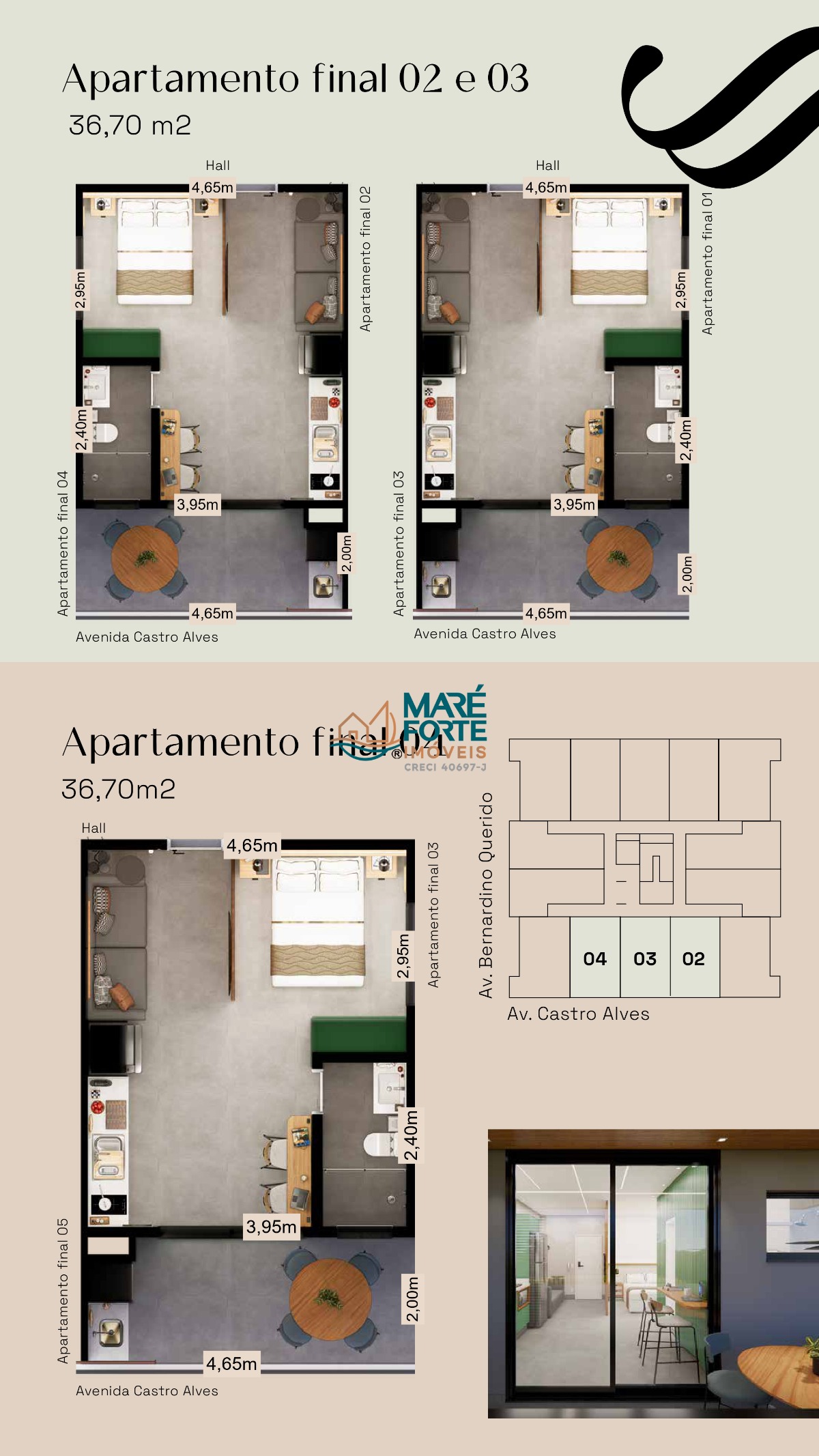 Apartamento, 1 quarto, 36 m² - Foto 9