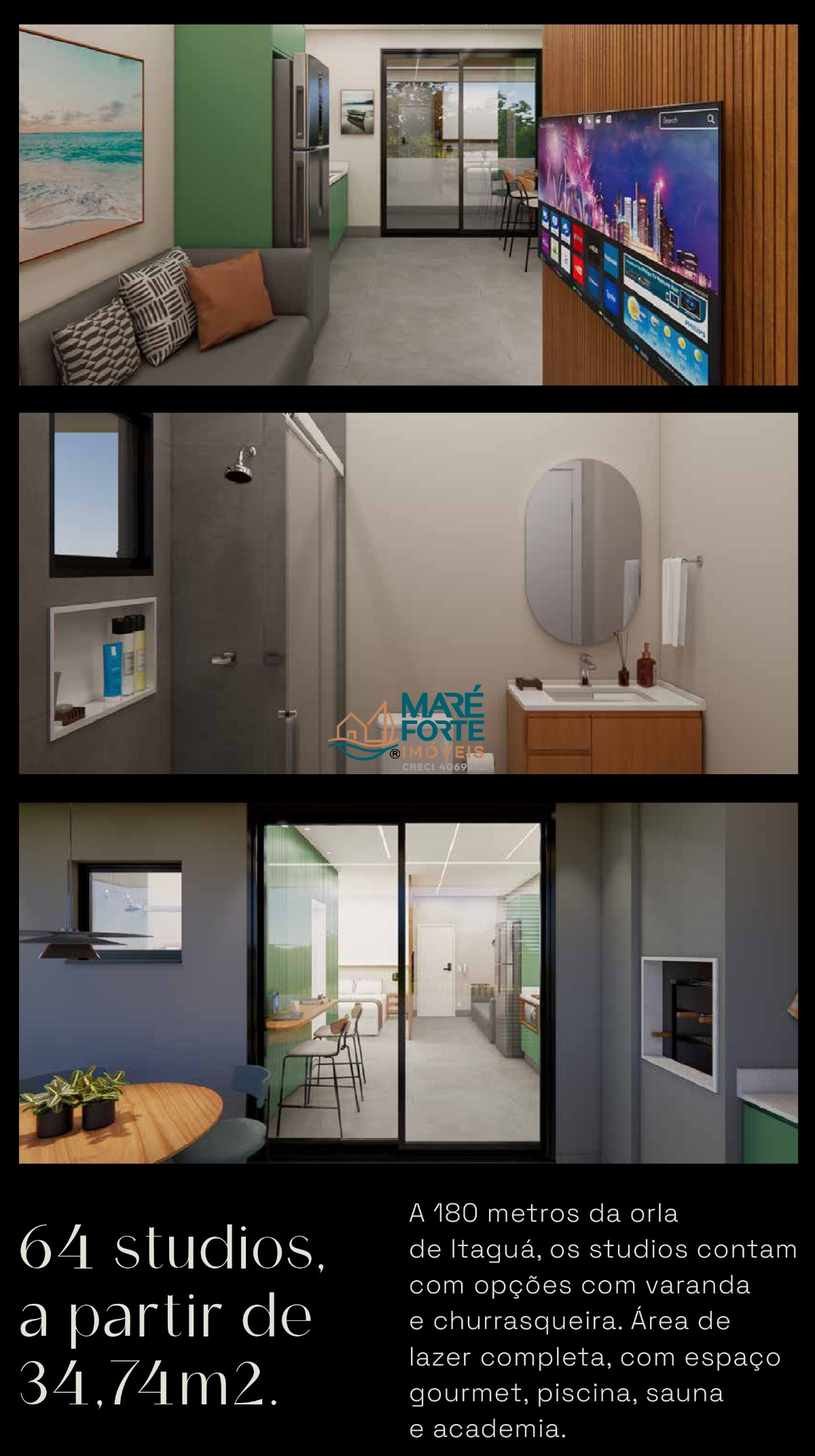 Apartamento, 1 quarto, 36 m² - Foto 7