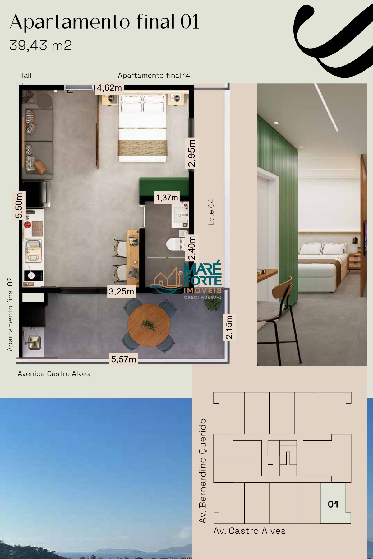 Apartamento, 1 quarto, 36 m² - Foto 8