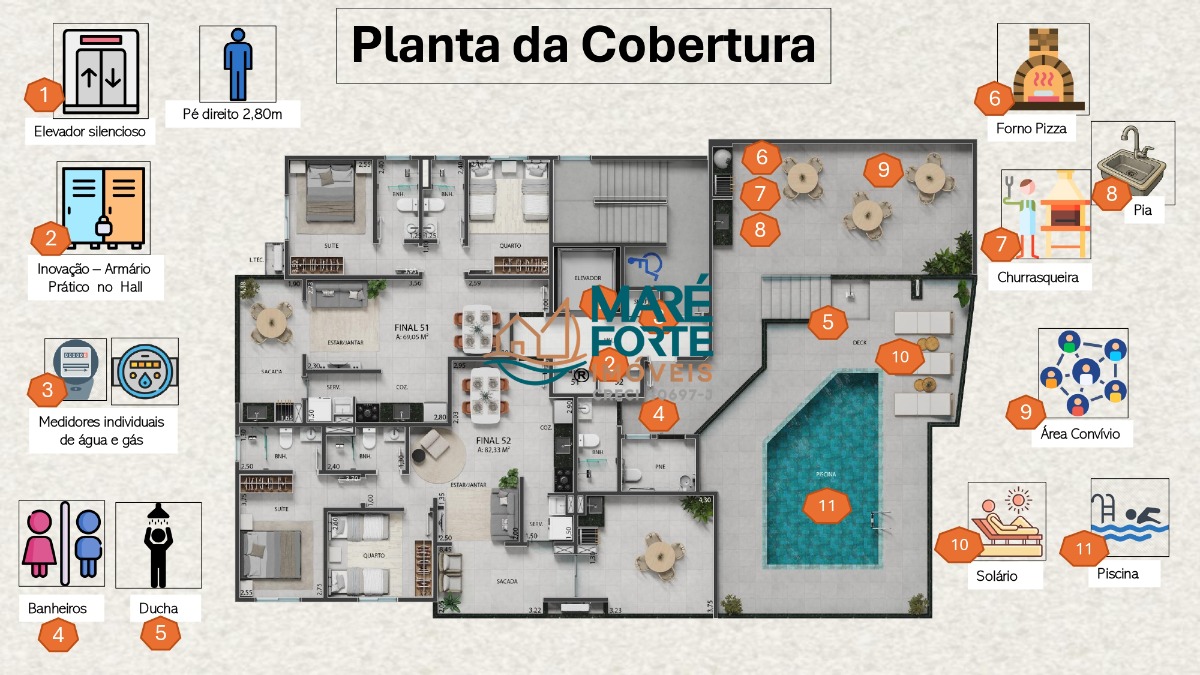 Apartamento, 2 quartos, 66 m² - Foto 9