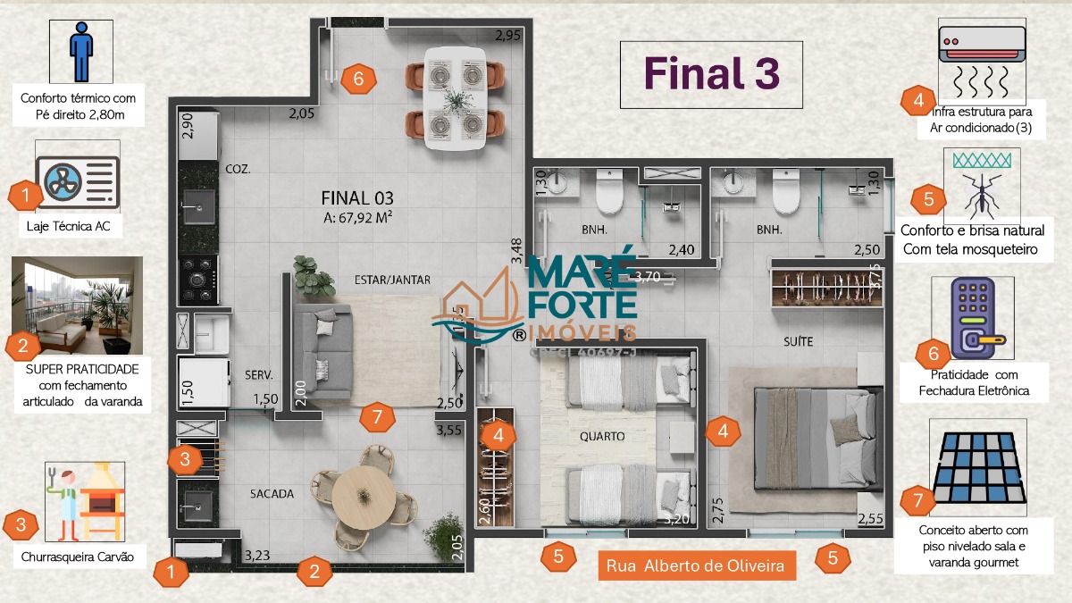 Apartamento, 2 quartos, 66 m² - Foto 5