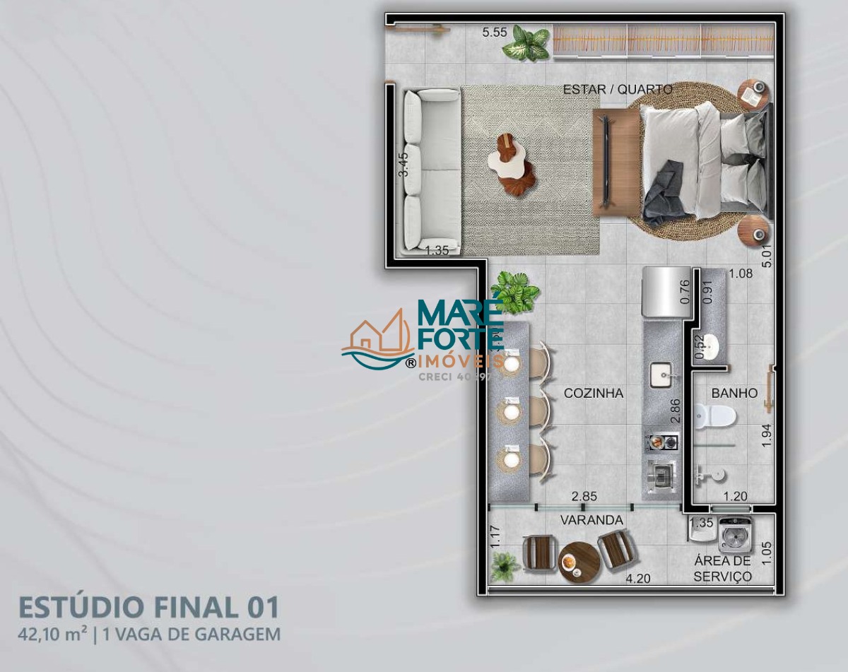 Apartamento, 42 m² - Foto 8