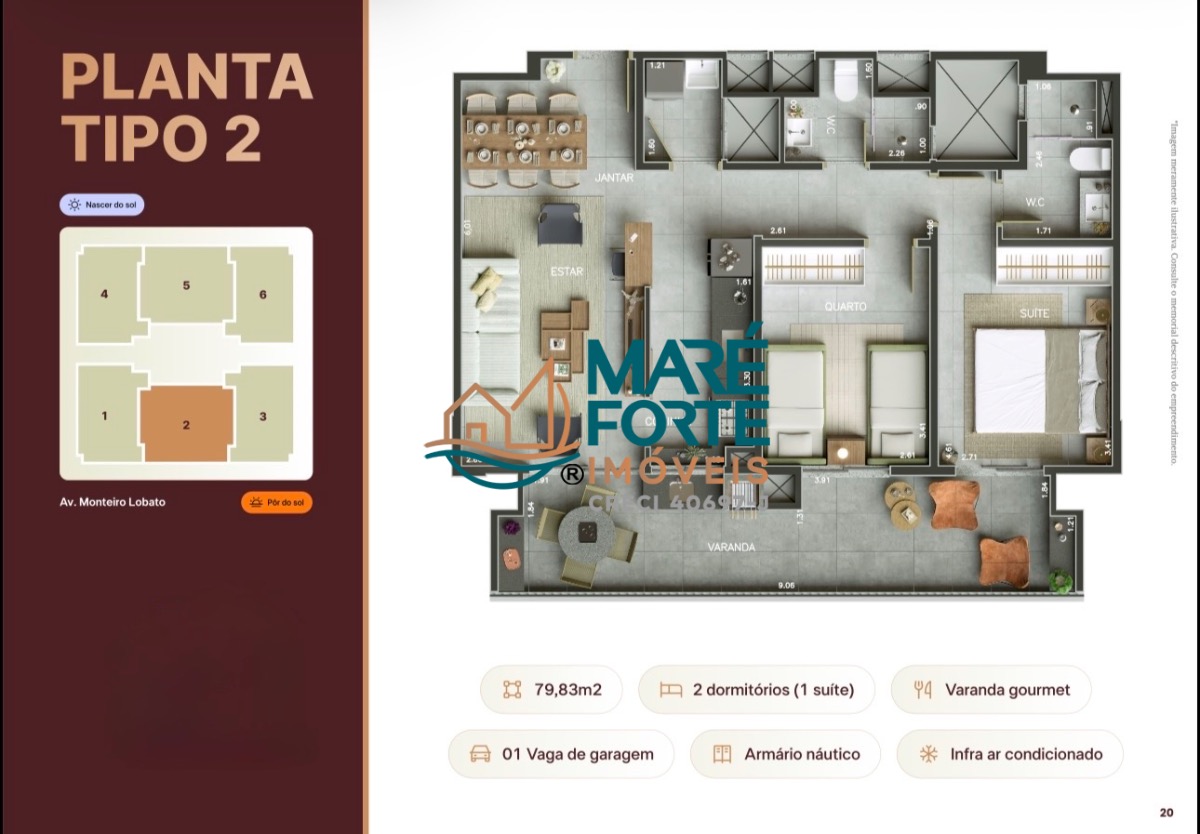 Lançamento exclusivo no bairro Itaguá com 27 unidades residenciais