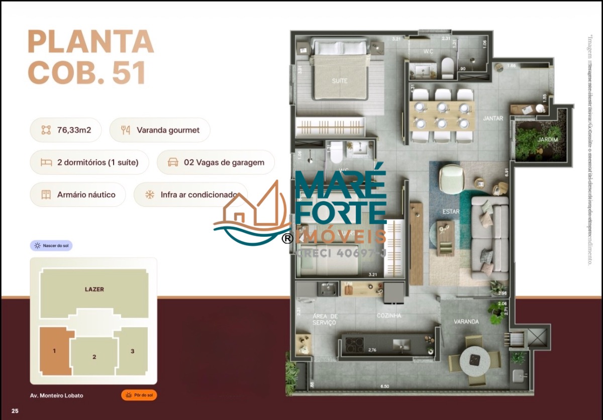 Lançamento exclusivo no bairro Itaguá com 27 unidades residenciais