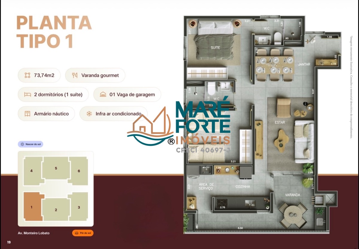 Lançamento exclusivo no bairro Itaguá com 27 unidades residenciais