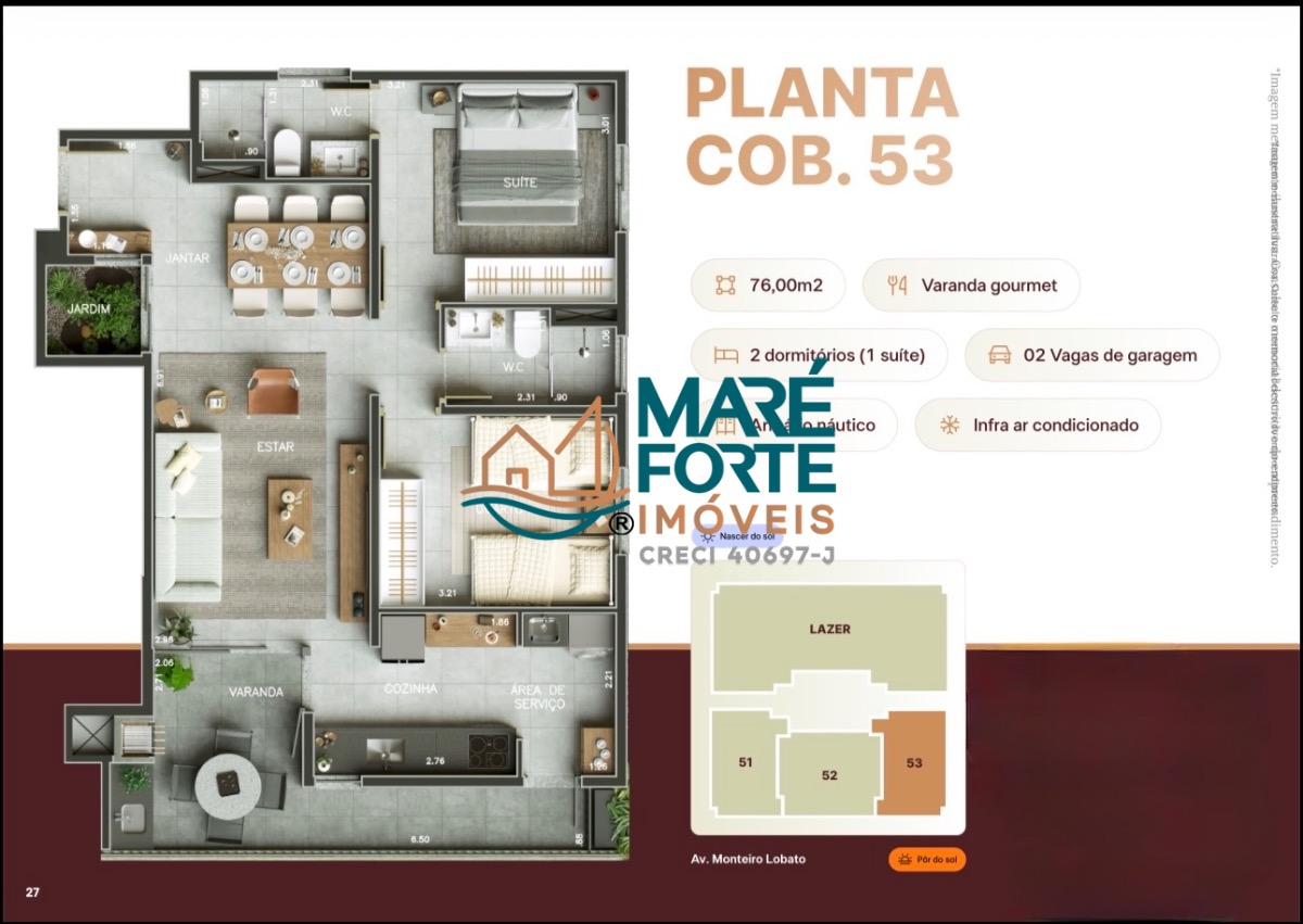 Lançamento exclusivo no bairro Itaguá com 27 unidades residenciais