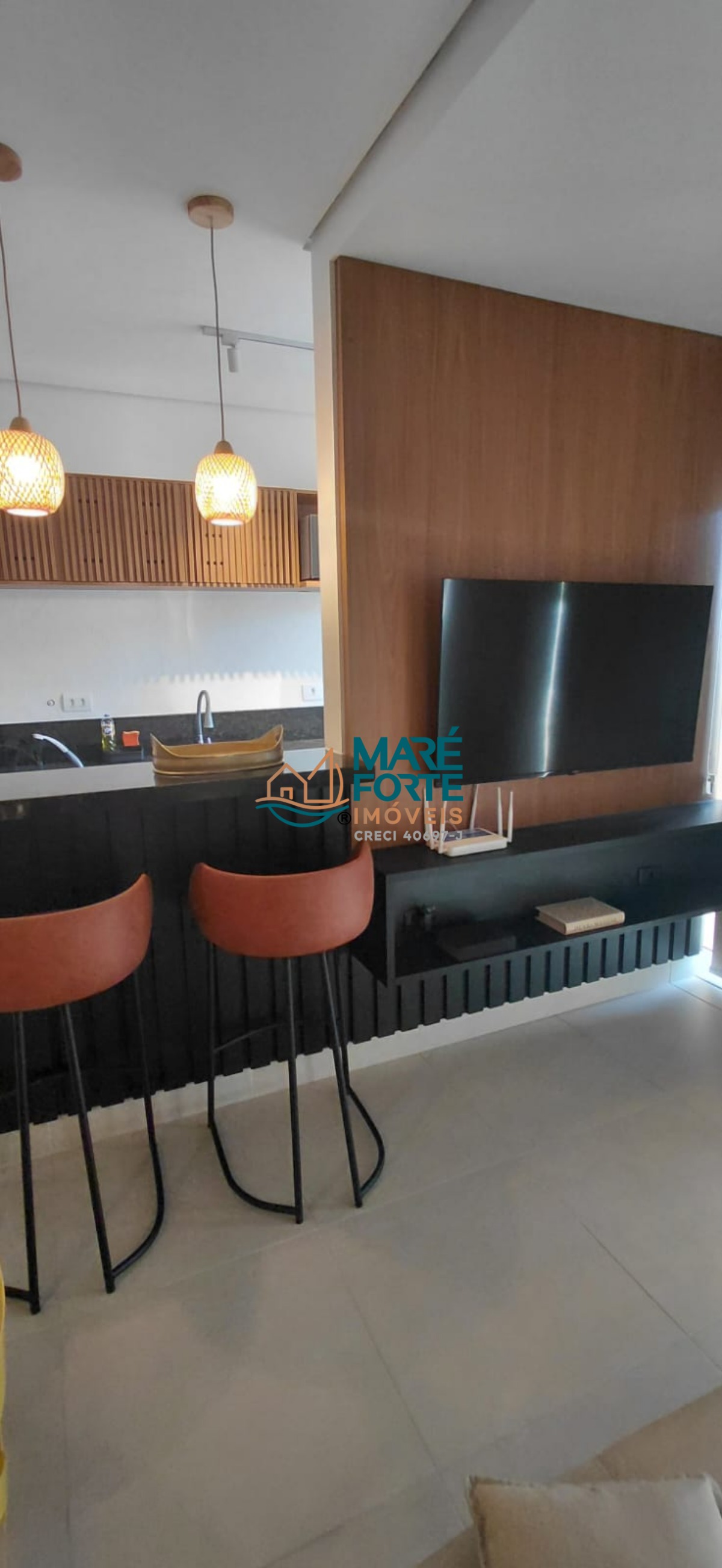 Apartamento novo mobiliado e decorado com ótima iluminação