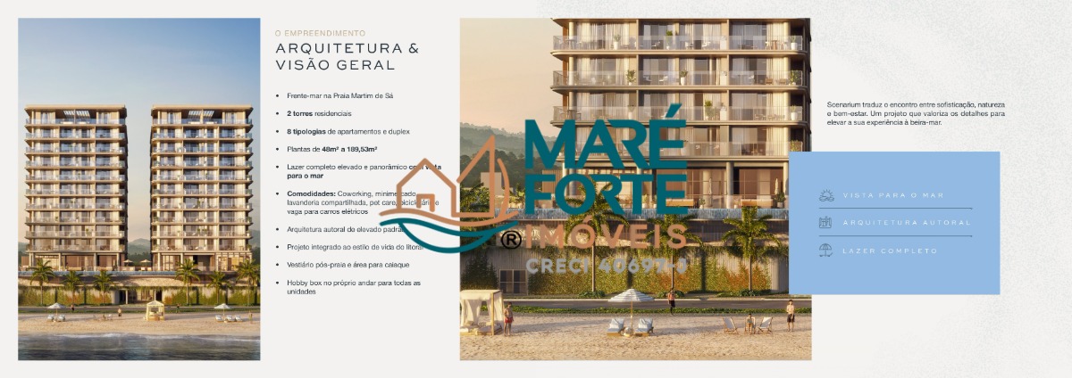 Pré-lançamento frente mar martim de sá