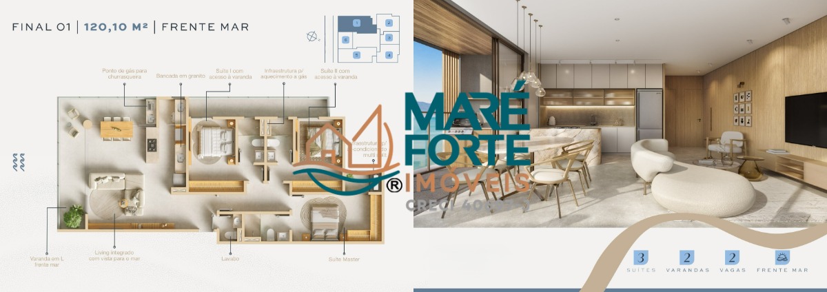 Pré-lançamento frente mar martim de sá