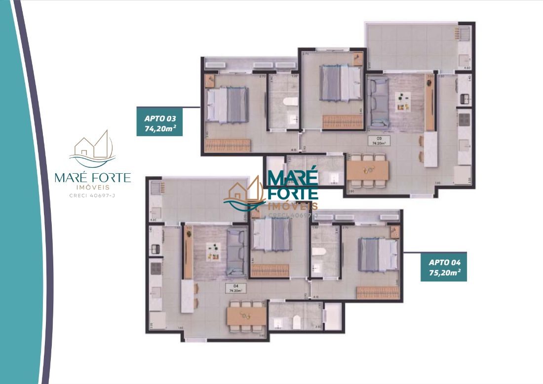 Apartamento, 2 quartos, 74 m² - Foto 4