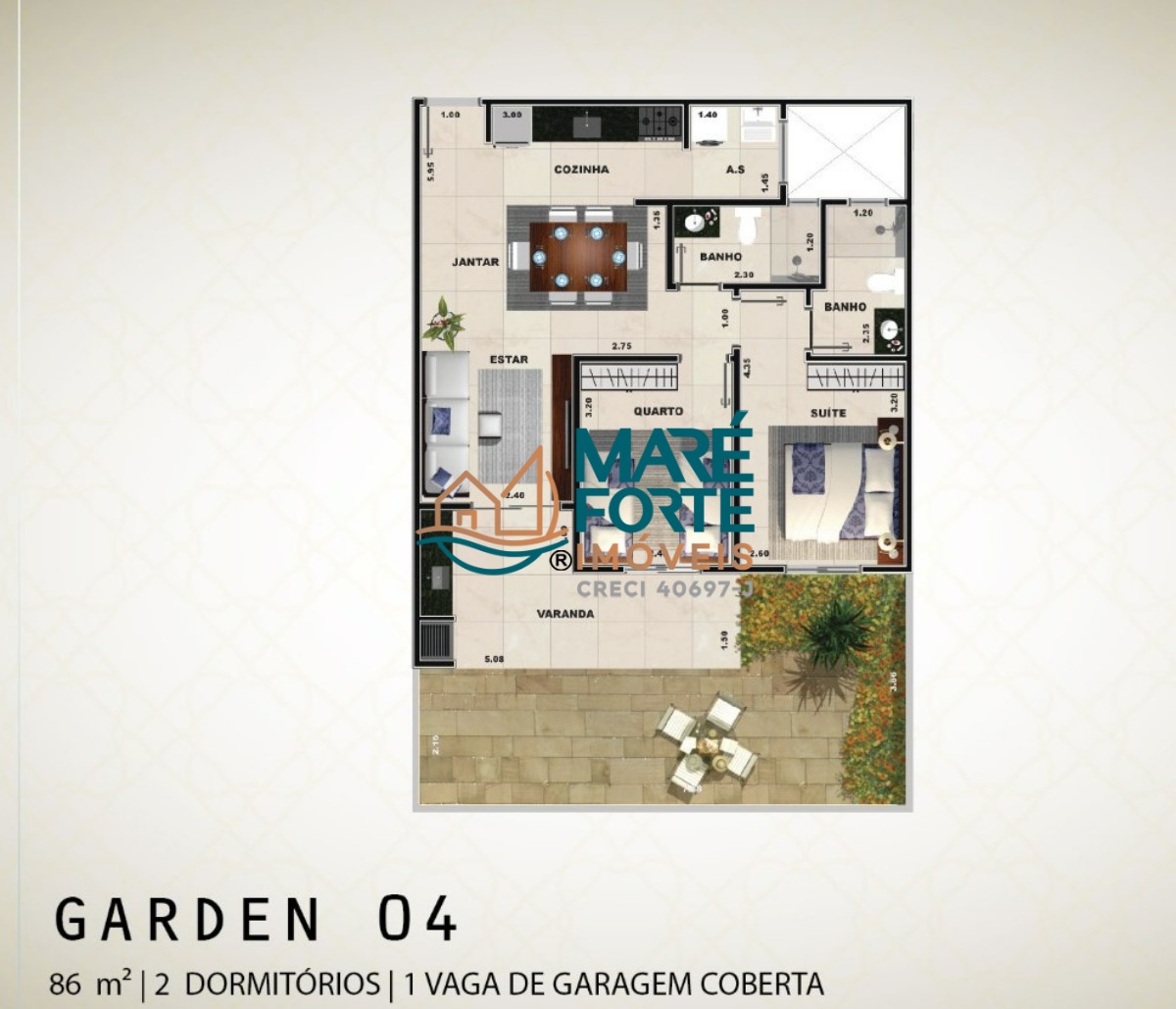 Apartamento, 2 quartos, 86 m² - Foto 2