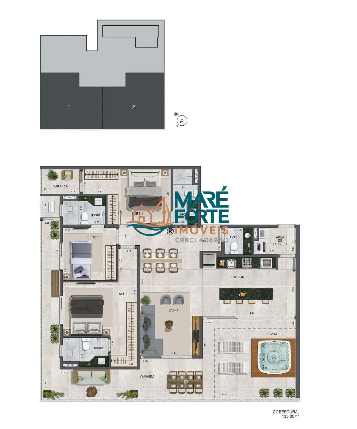 Apartamento, 1 quarto, 50 m² - Foto 19