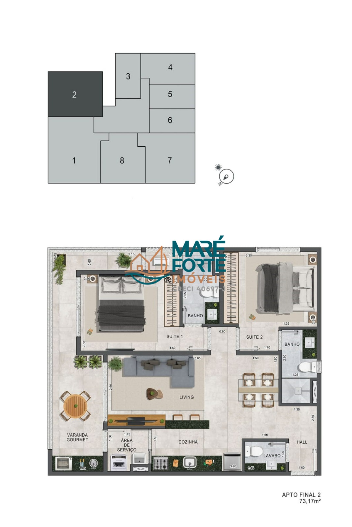 Apartamento, 1 quarto, 50 m² - Foto 9